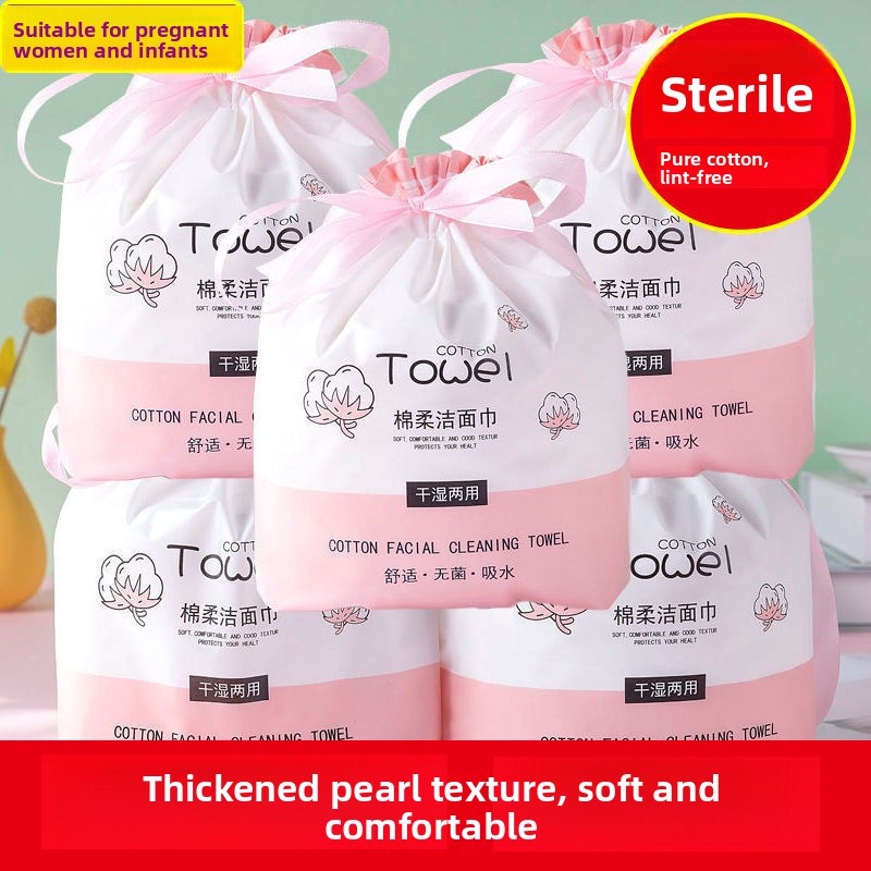 Woman Beauty Makeup - Disposable Pure Cotton Face Towels for