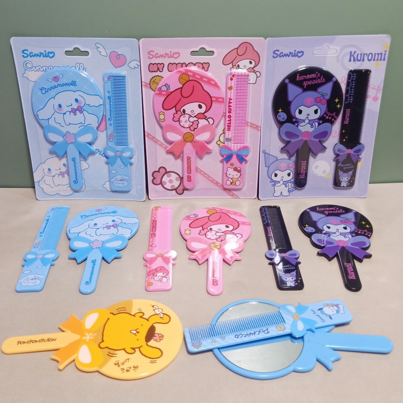 My Beauty Makeup Set - Hello Kitty Comb Mirror Set Cartoon