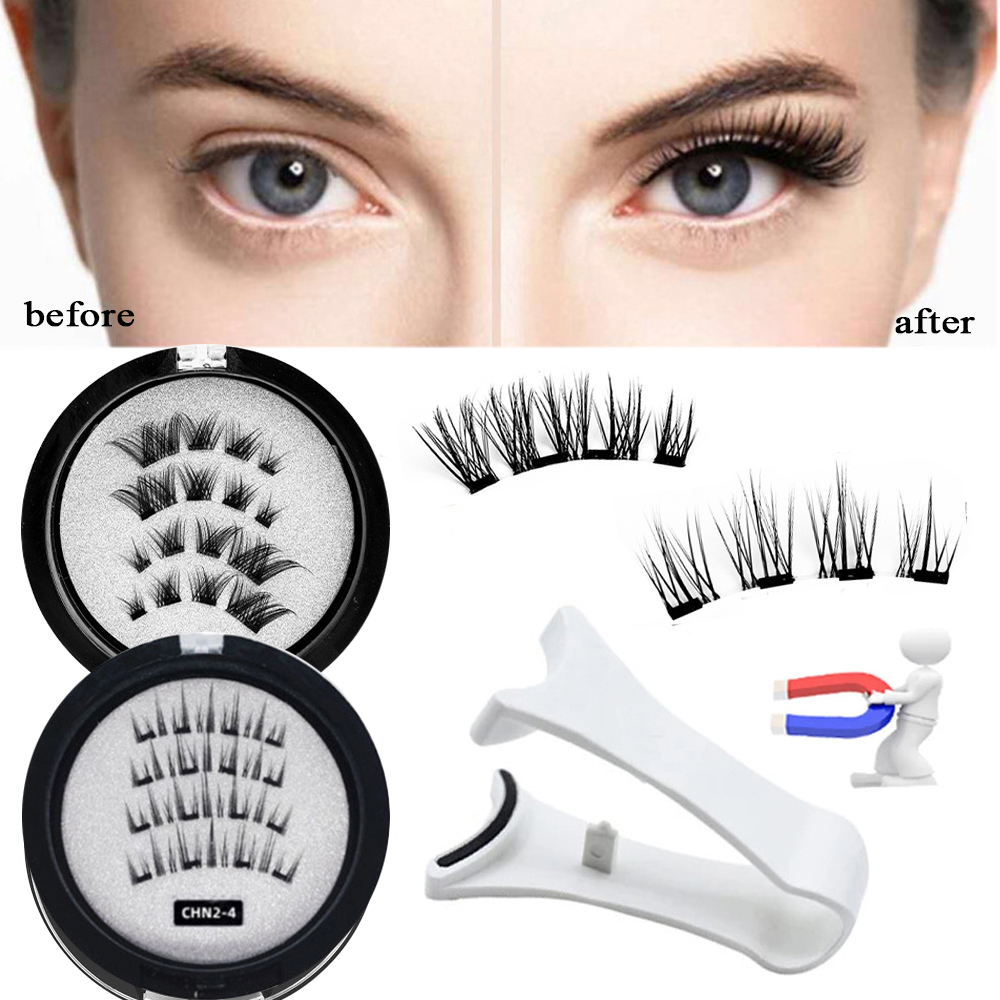 Beauty Natural Makeup - Glue-free Magnetic Eyelashes 3D Natural Effect