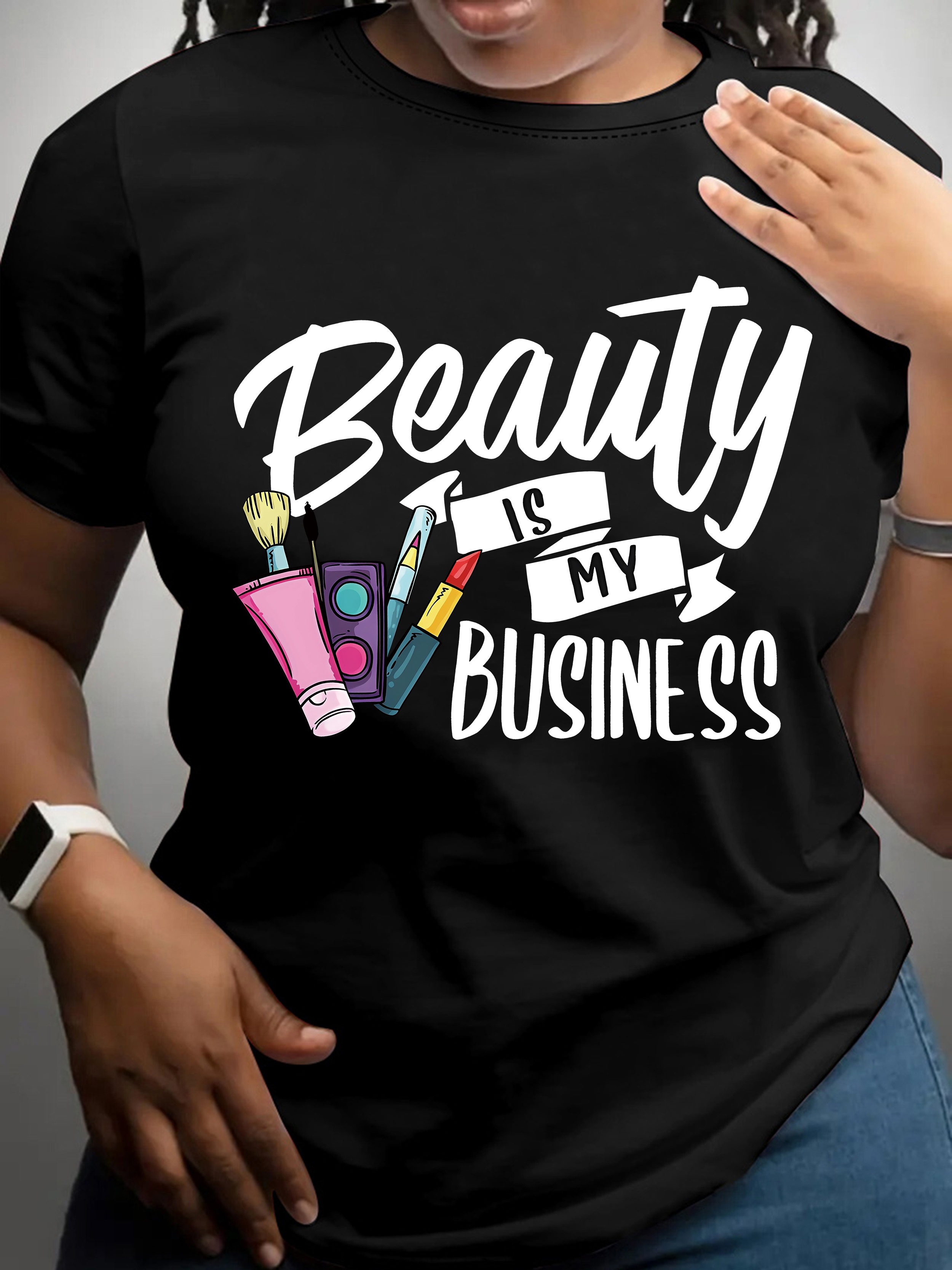 Women's Tshirt Graphic Beauty  - My Beauty Makeup Set avis et prix