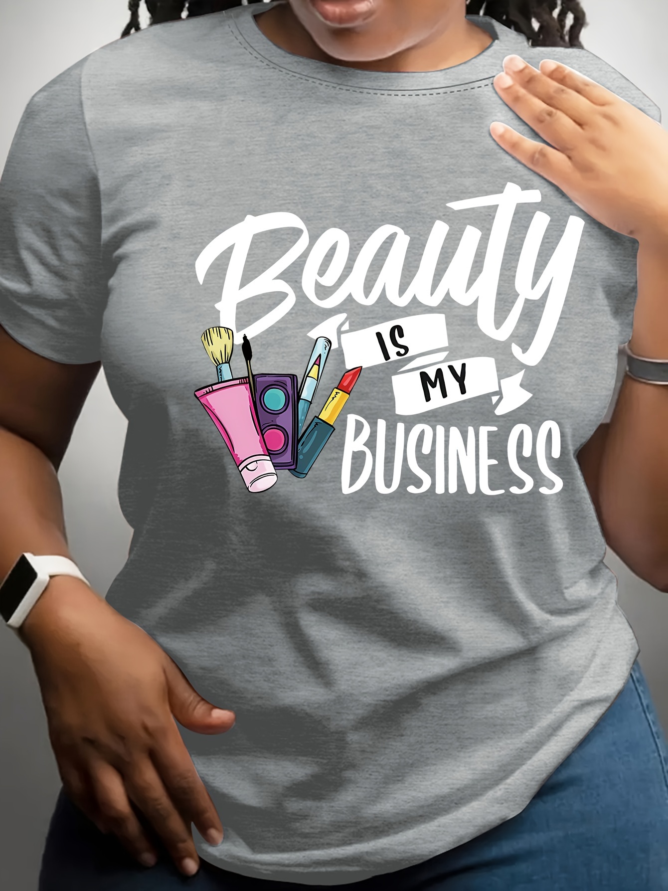 Women's Tshirt Graphic Beauty  - My Beauty Makeup Set avis et prix