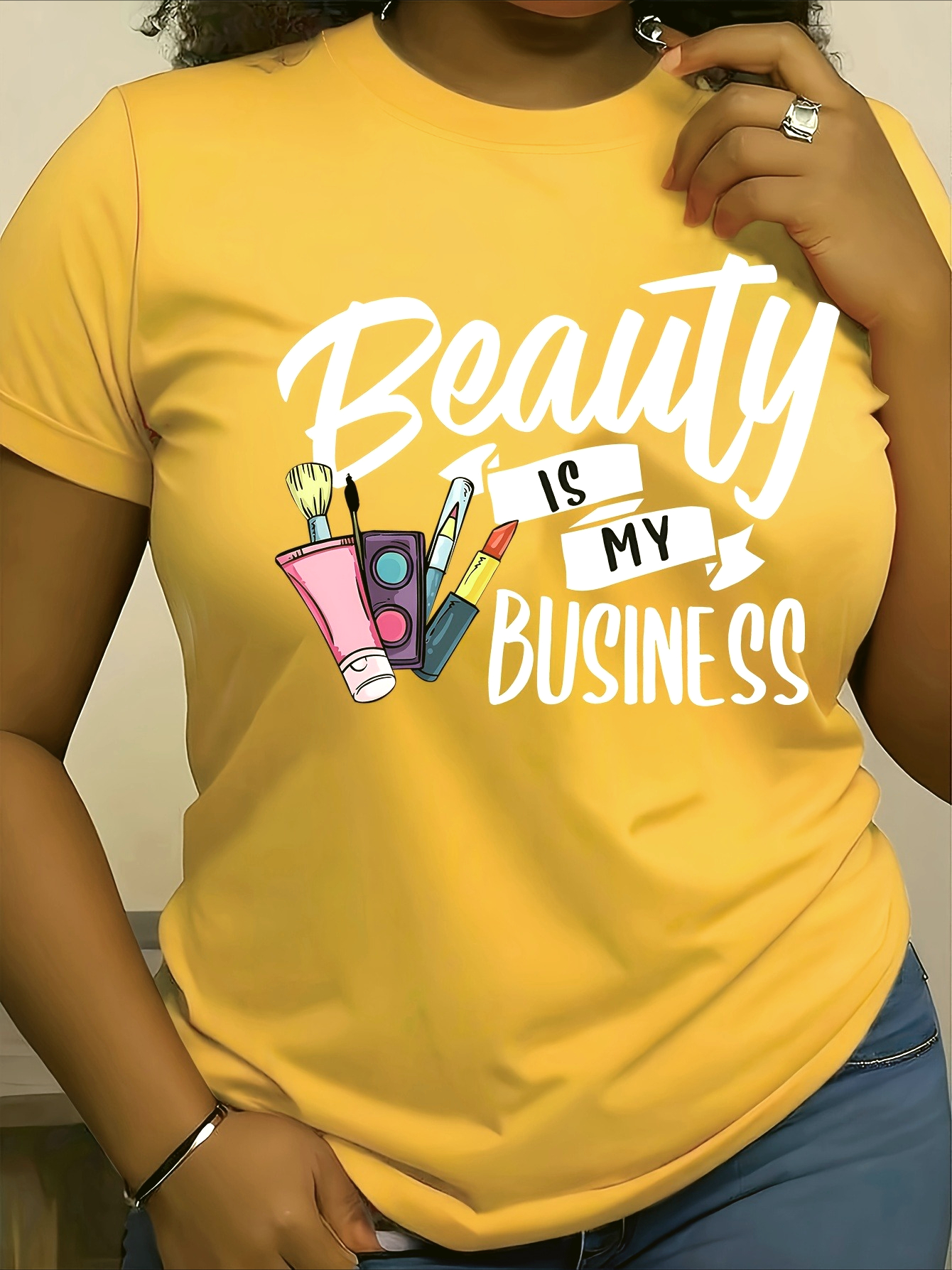 Women's Tshirt Graphic Beauty  - My Beauty Makeup Set avis et prix