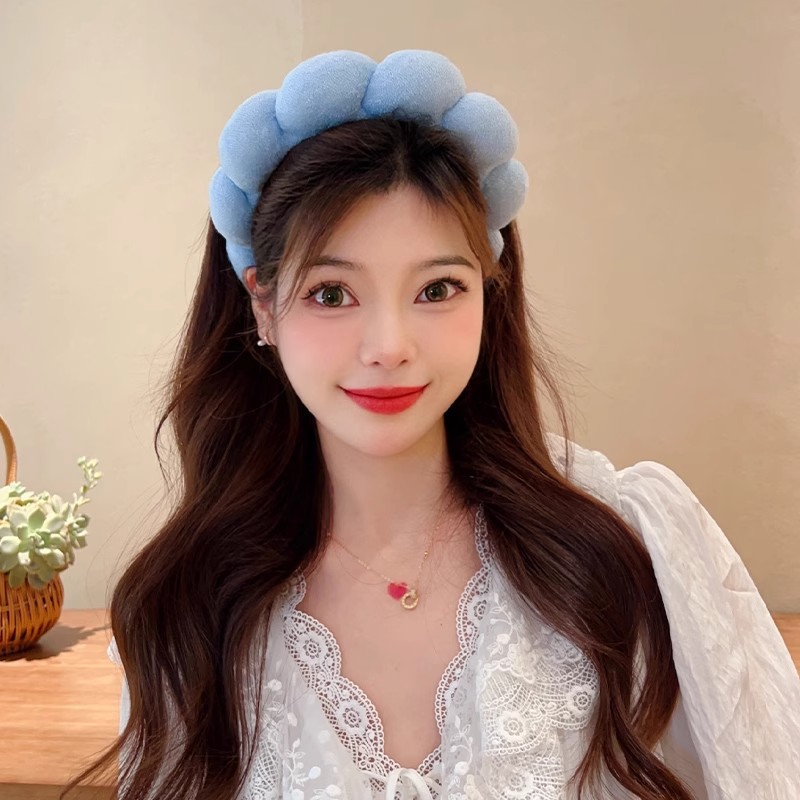 Retro Puffy Hair Band Sponge H - Woman Beauty Makeup avis et prix