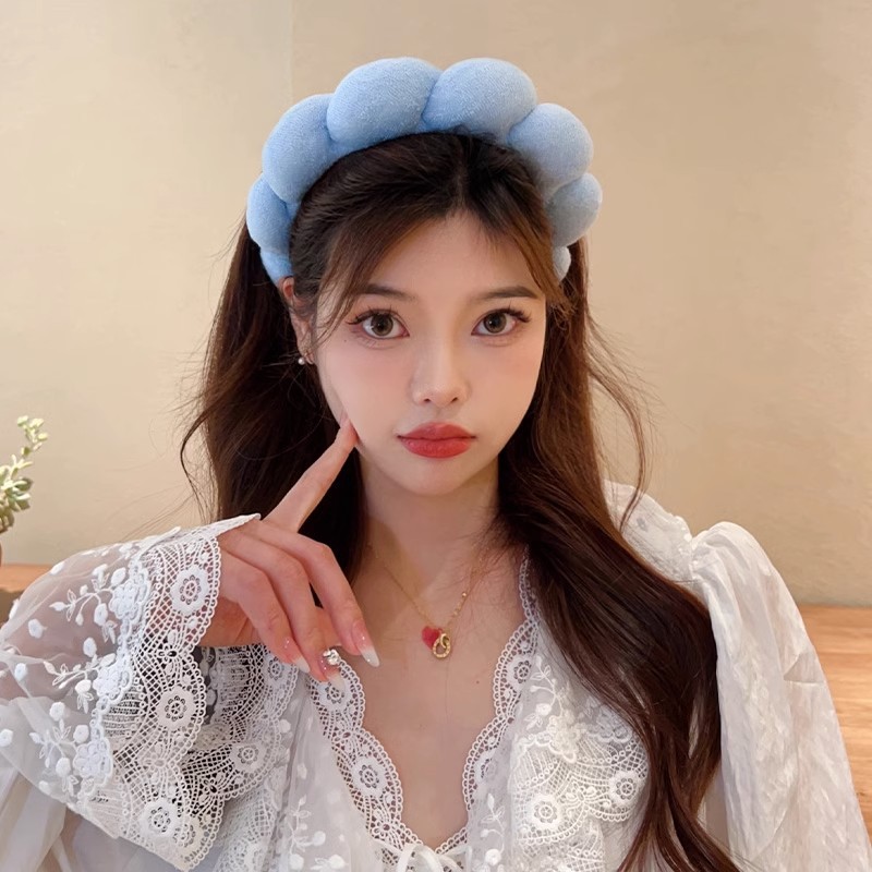 Retro Puffy Hair Band Sponge H - Woman Beauty Makeup avis et prix