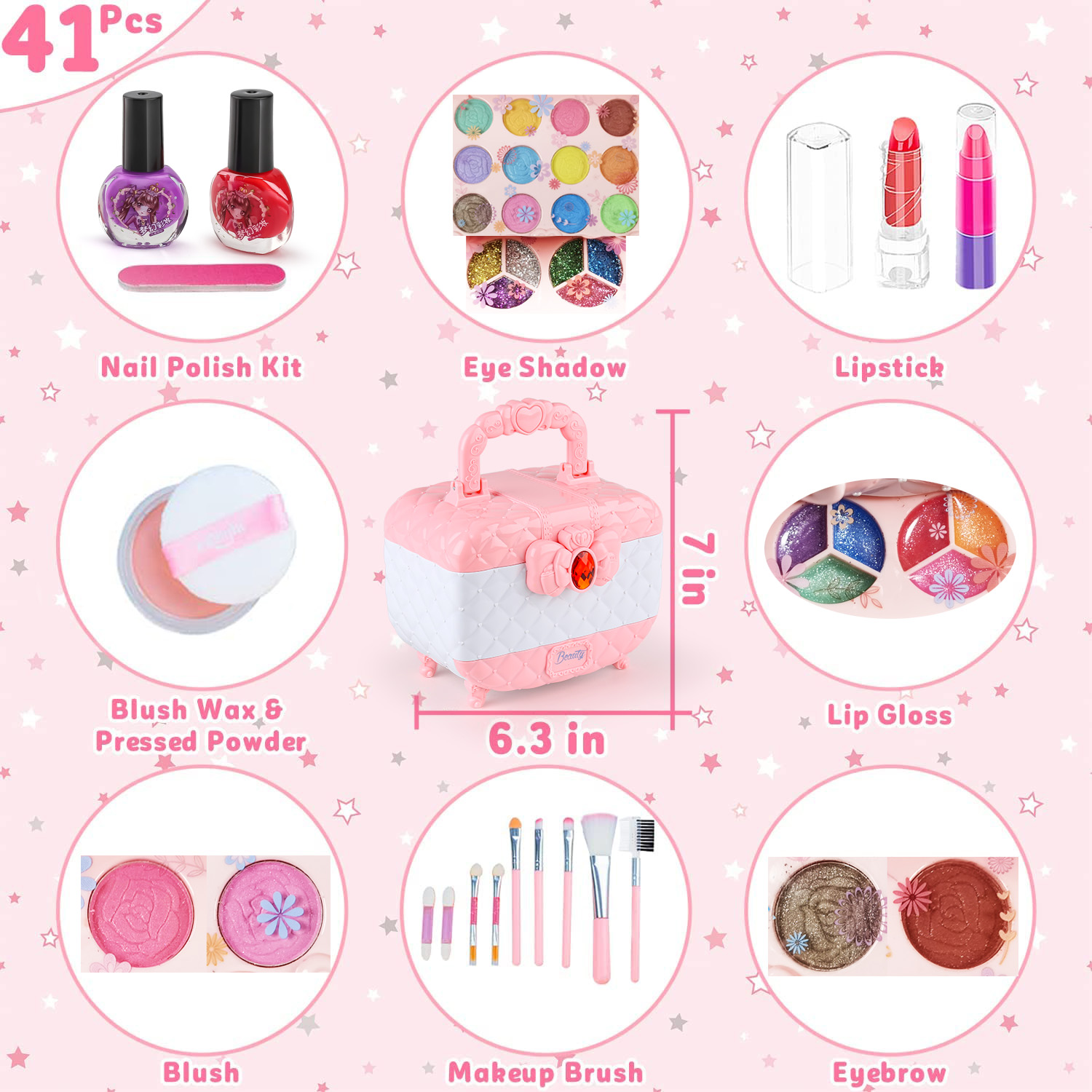 Kids Makeup Toy Kit for Girls, - Beauty Makeup Kids avis et prix