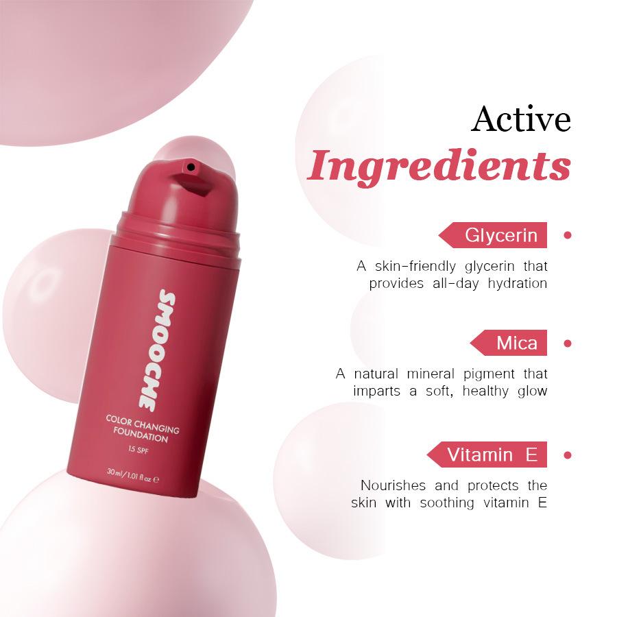 SMOOCHE Color Changing Foundat - Beauty Natural Makeup avis et prix
