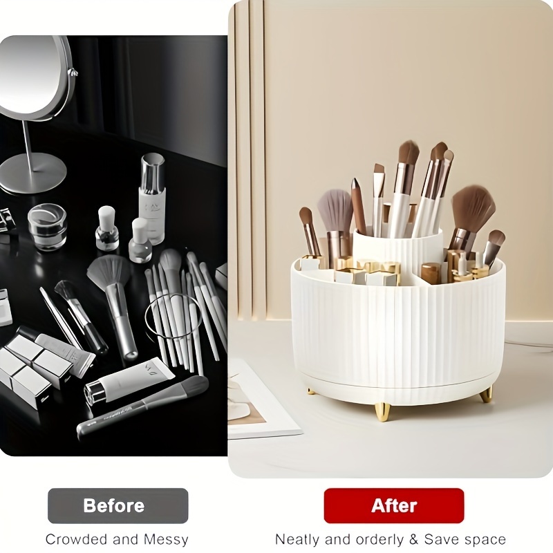 Rotatable Makeup Desktop Cosme - Beauty Makeup Box avis et prix