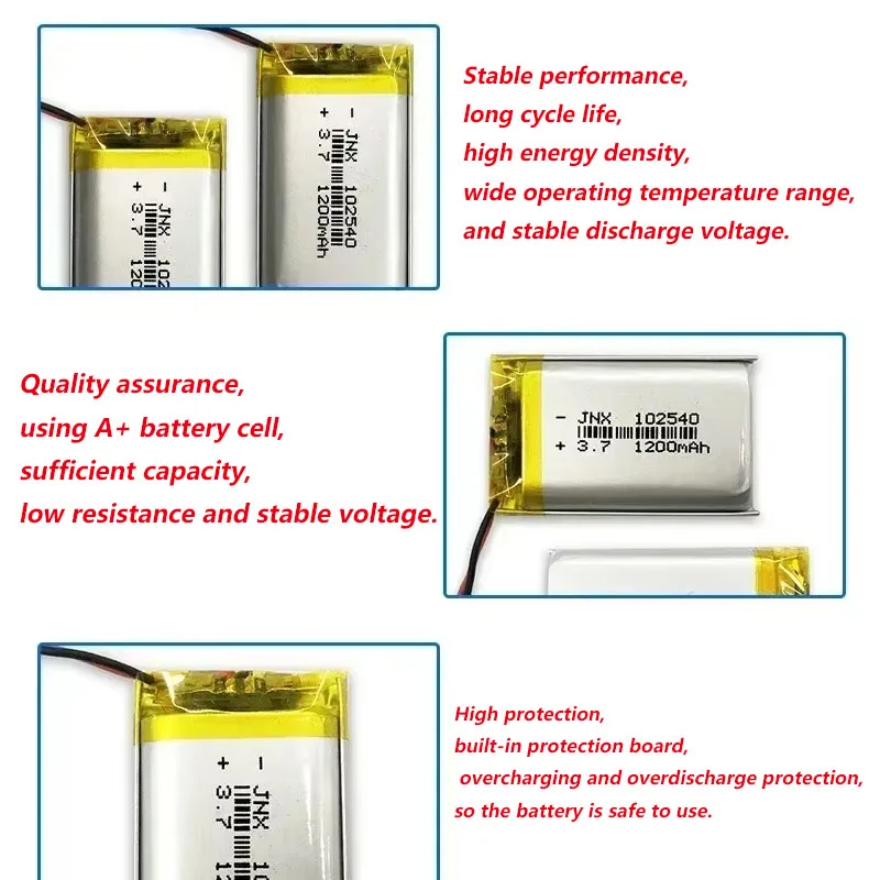 102540 3.7V 1200mAh Polymer Re - Beauty Makeup Game avis et prix