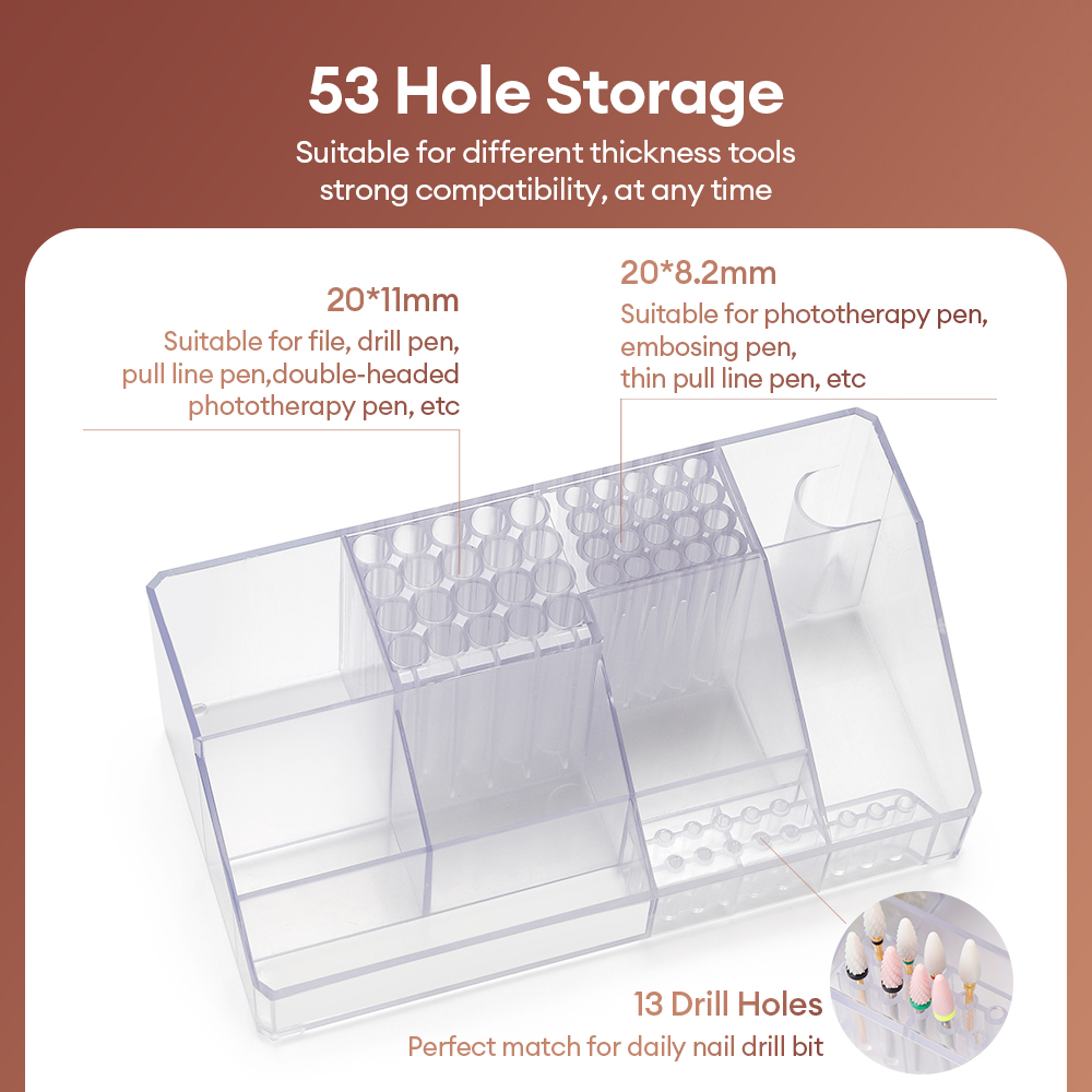Acrylic Storage Rack Nail Art  - Beauty Makeup Box avis et prix