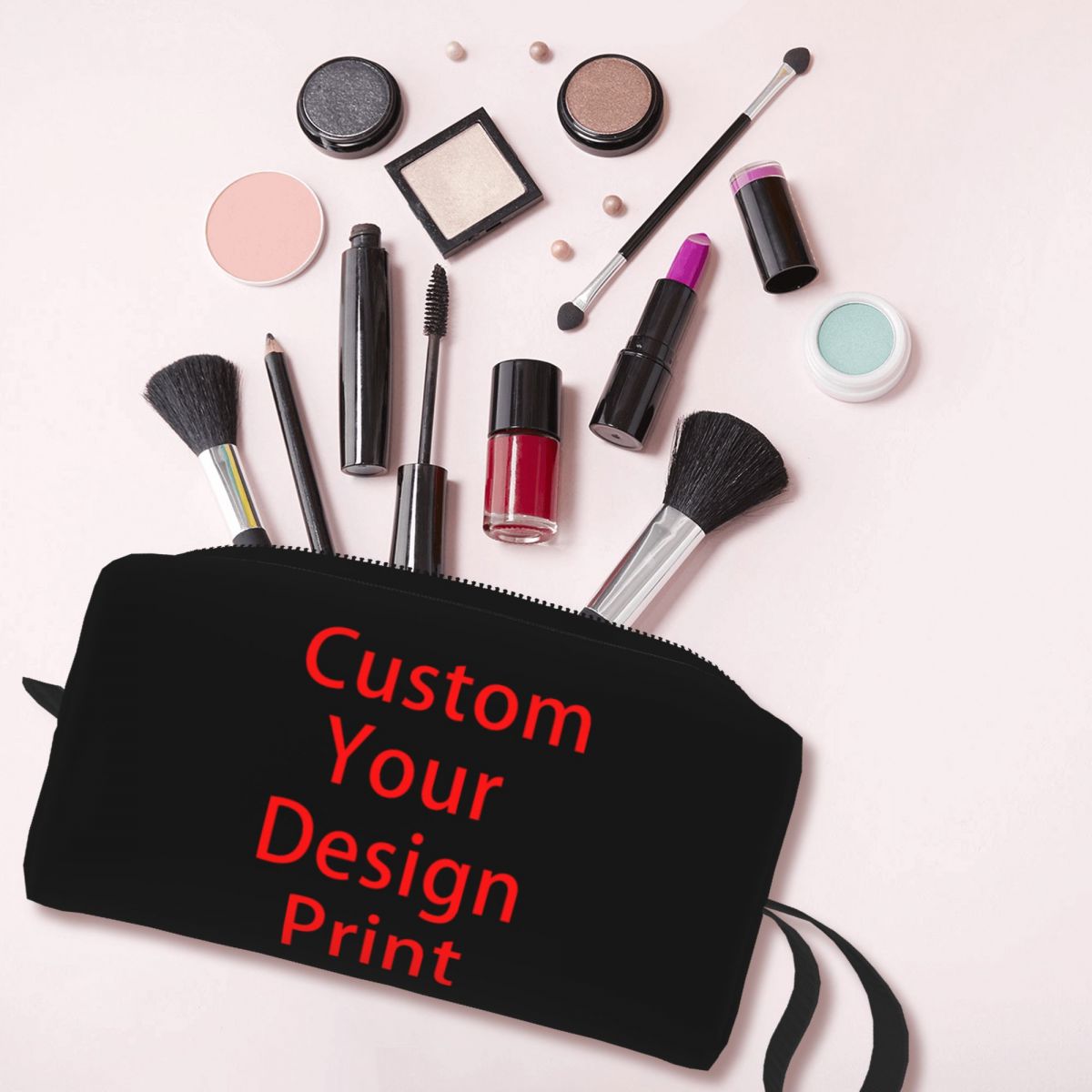 Custom Your Design Toiletry Ba - Beauty Makeup Logo Design avis et prix