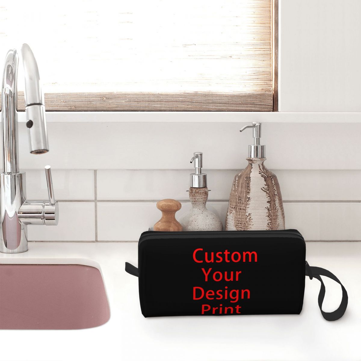 Custom Your Design Toiletry Ba - Beauty Makeup Logo Design avis et prix