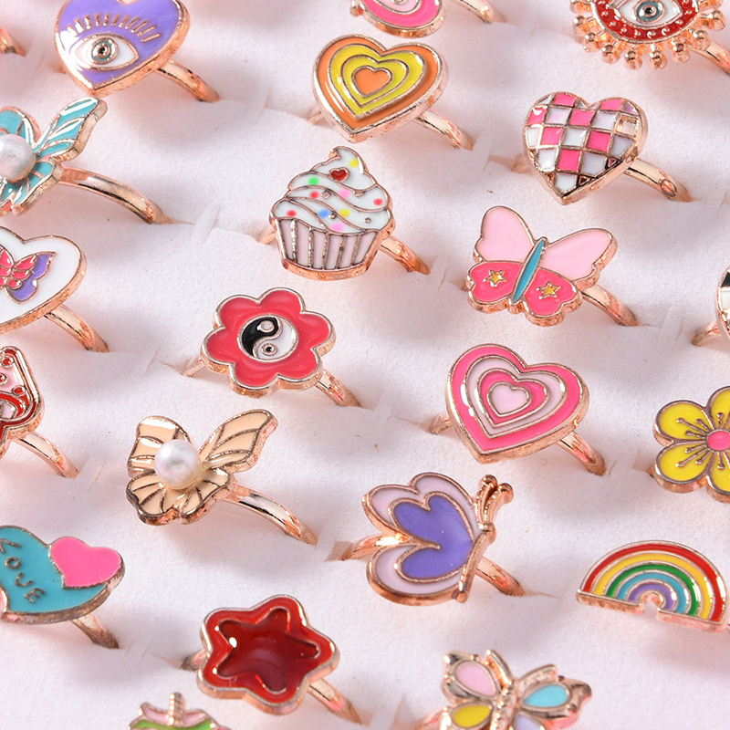 6/12/36pcs Adjustable Rings fo - Beauty Makeup Kids avis et prix
