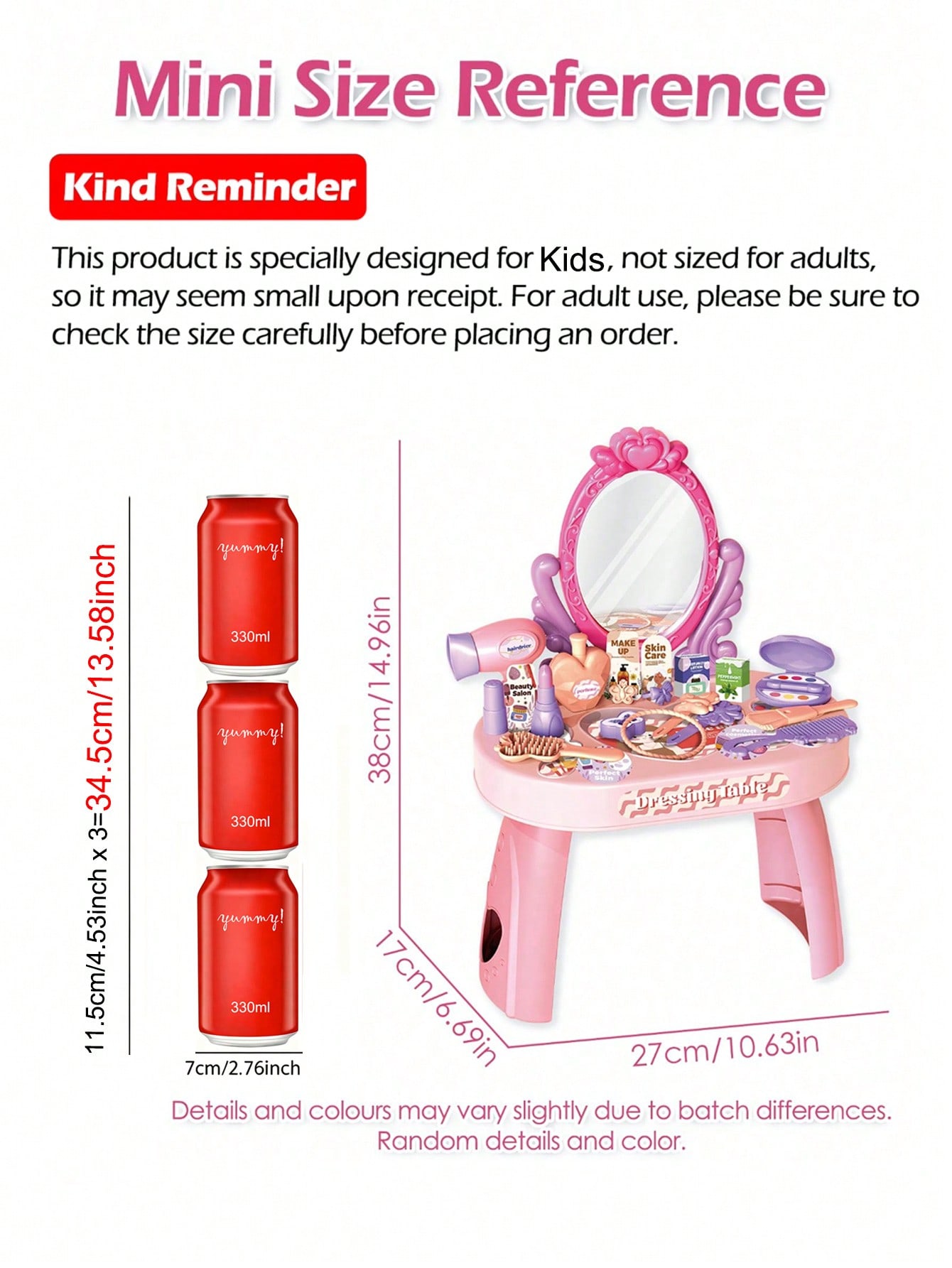 Kids Princess Vanity Dressing  - Beauty Makeup Kids avis et prix