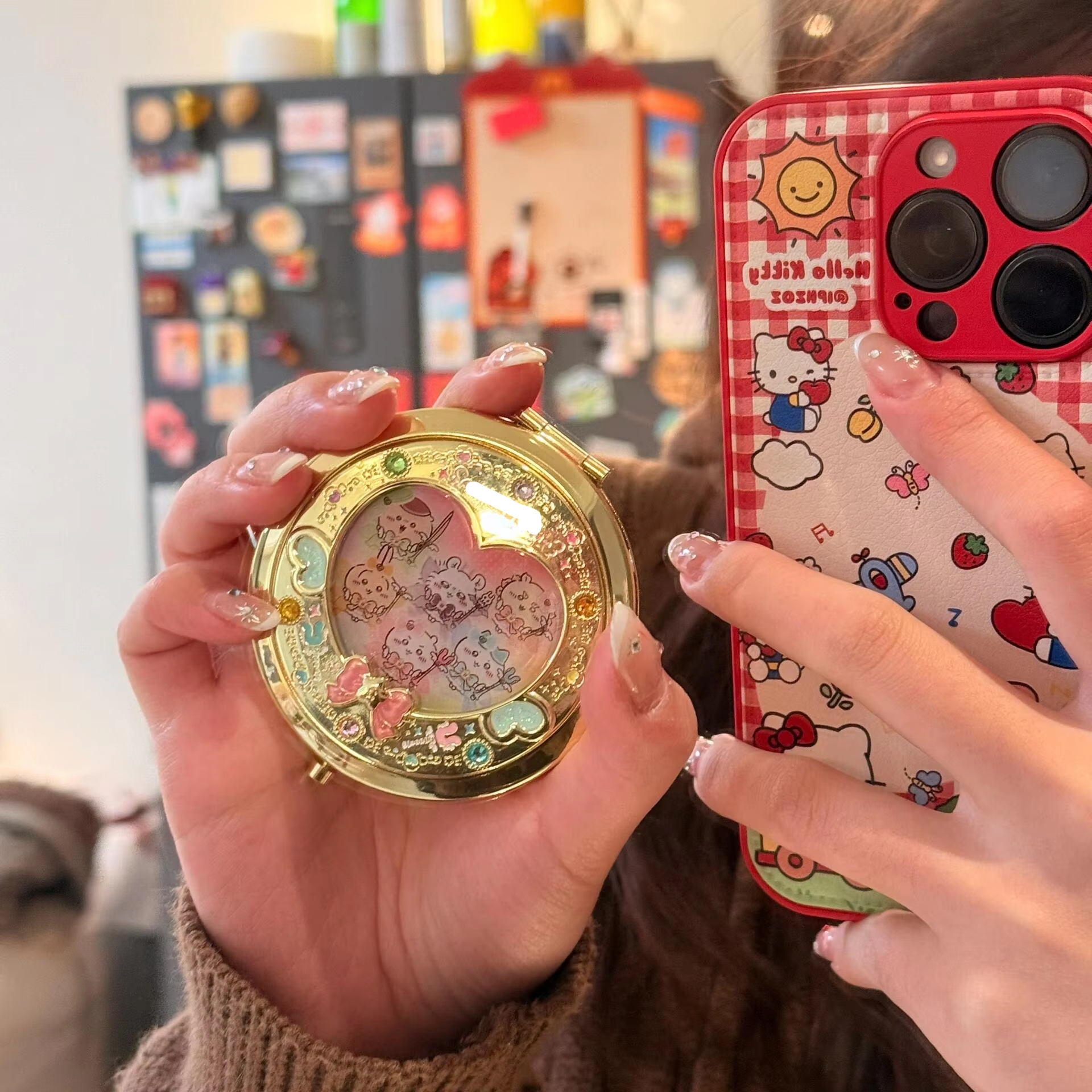 jiyi Magic Girl Mirror Heart S - Beauty Makeup Box avis et prix