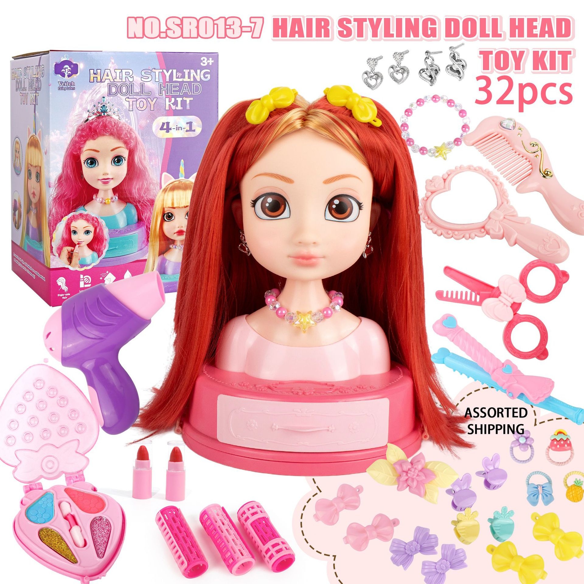Hair Styling Doll Head Makeup  - Beauty Makeup Kids avis et prix
