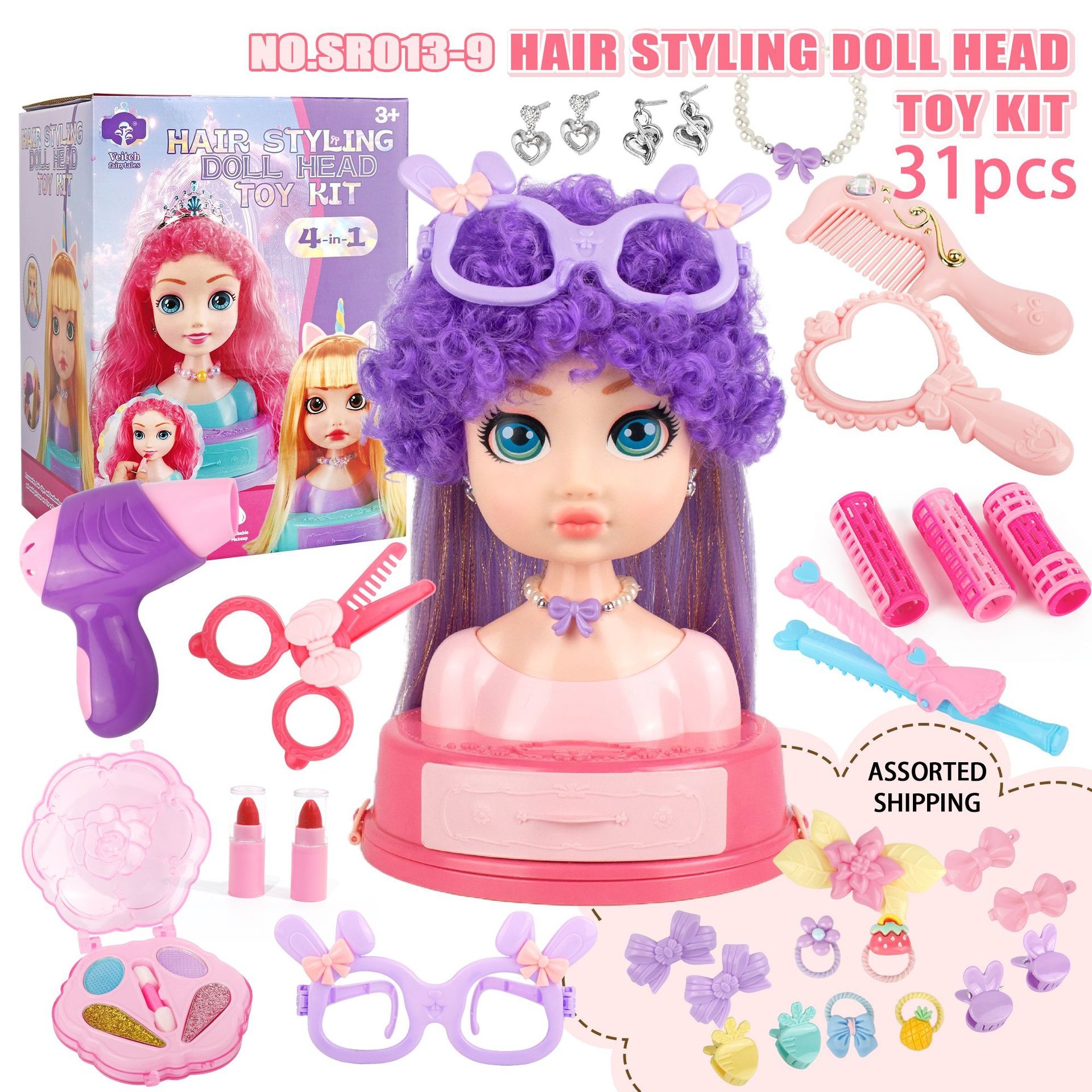 Hair Styling Doll Head Makeup  - Beauty Makeup Kids avis et prix