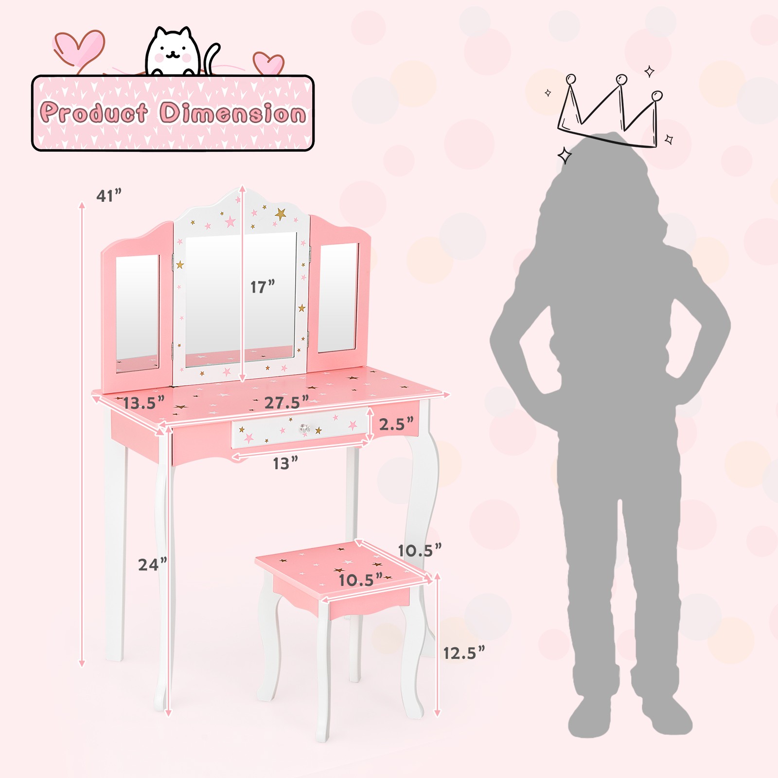 Kids Vanity Set Toddler Preten - Beauty Makeup Kids avis et prix