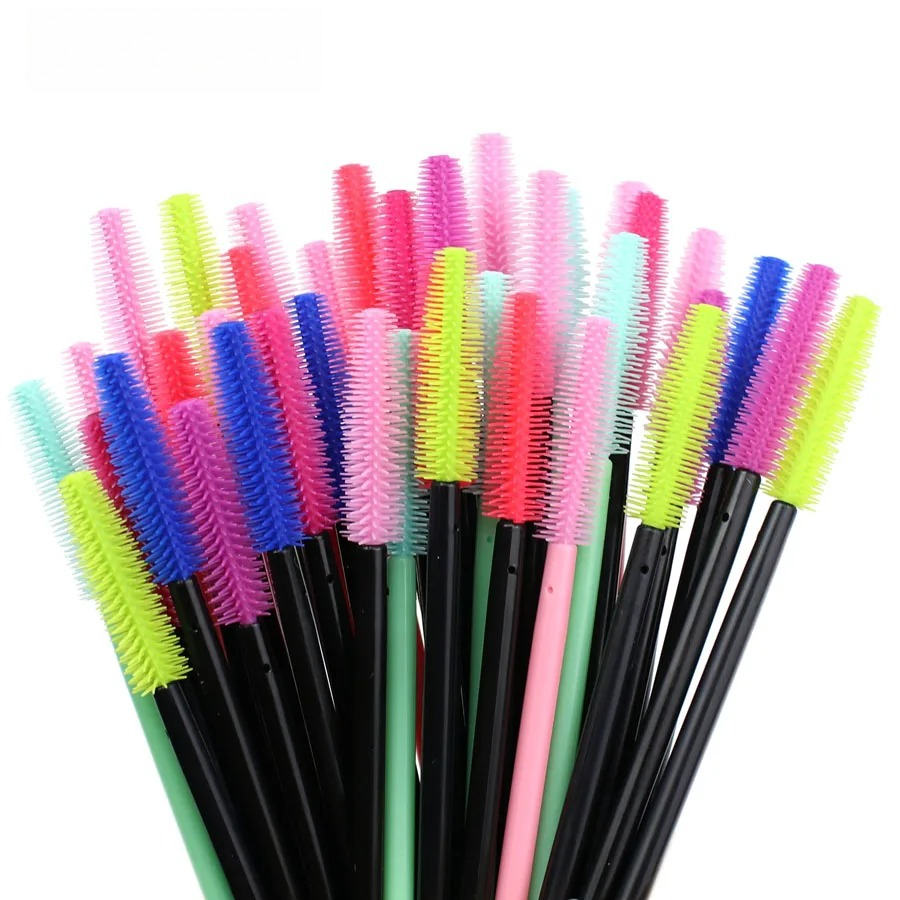 50pcs Silicone Mascara Wands A - Woman Beauty Makeup avis et prix